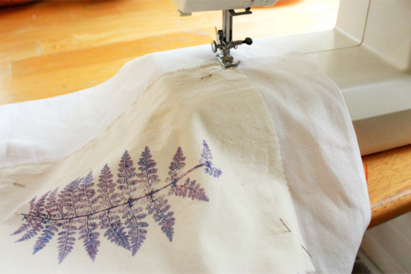 How To Print With Leaves On Cloth Napkins