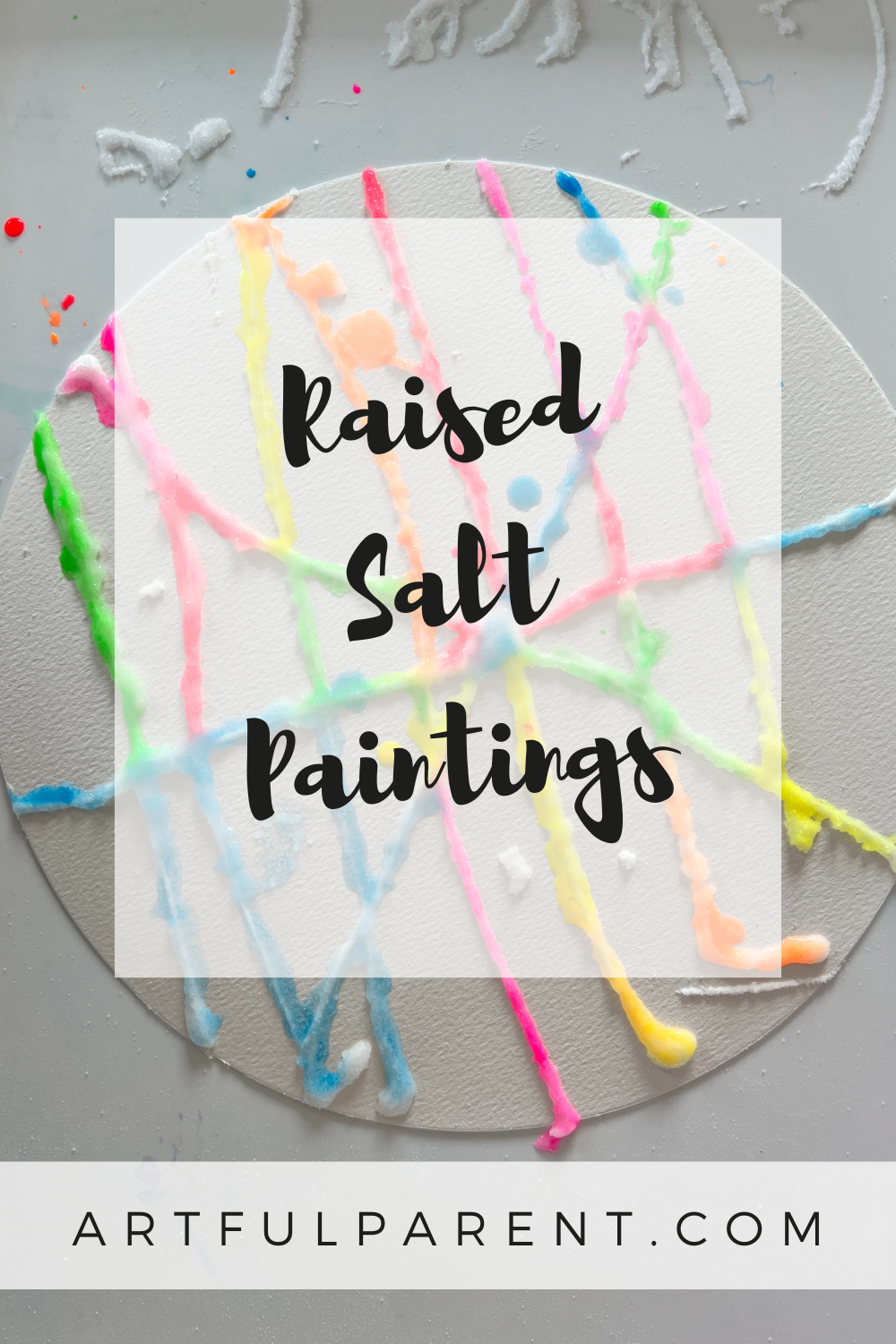 How to Make Raised Salt Paintings