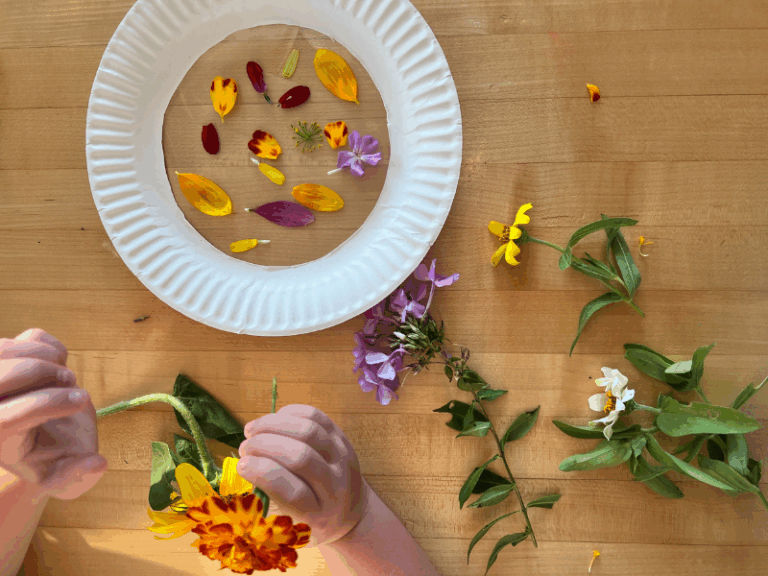 adding flowers