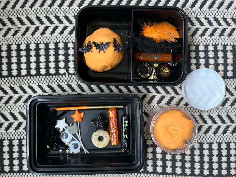 halloween playdough