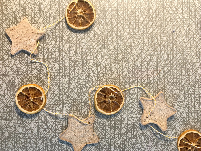 orange garland