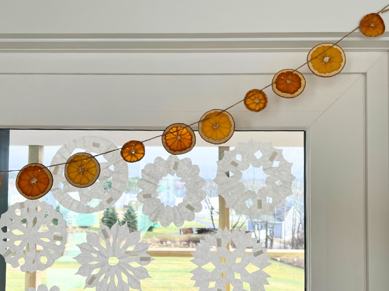 orange garland