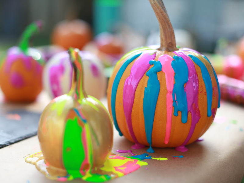 painted pumpkins