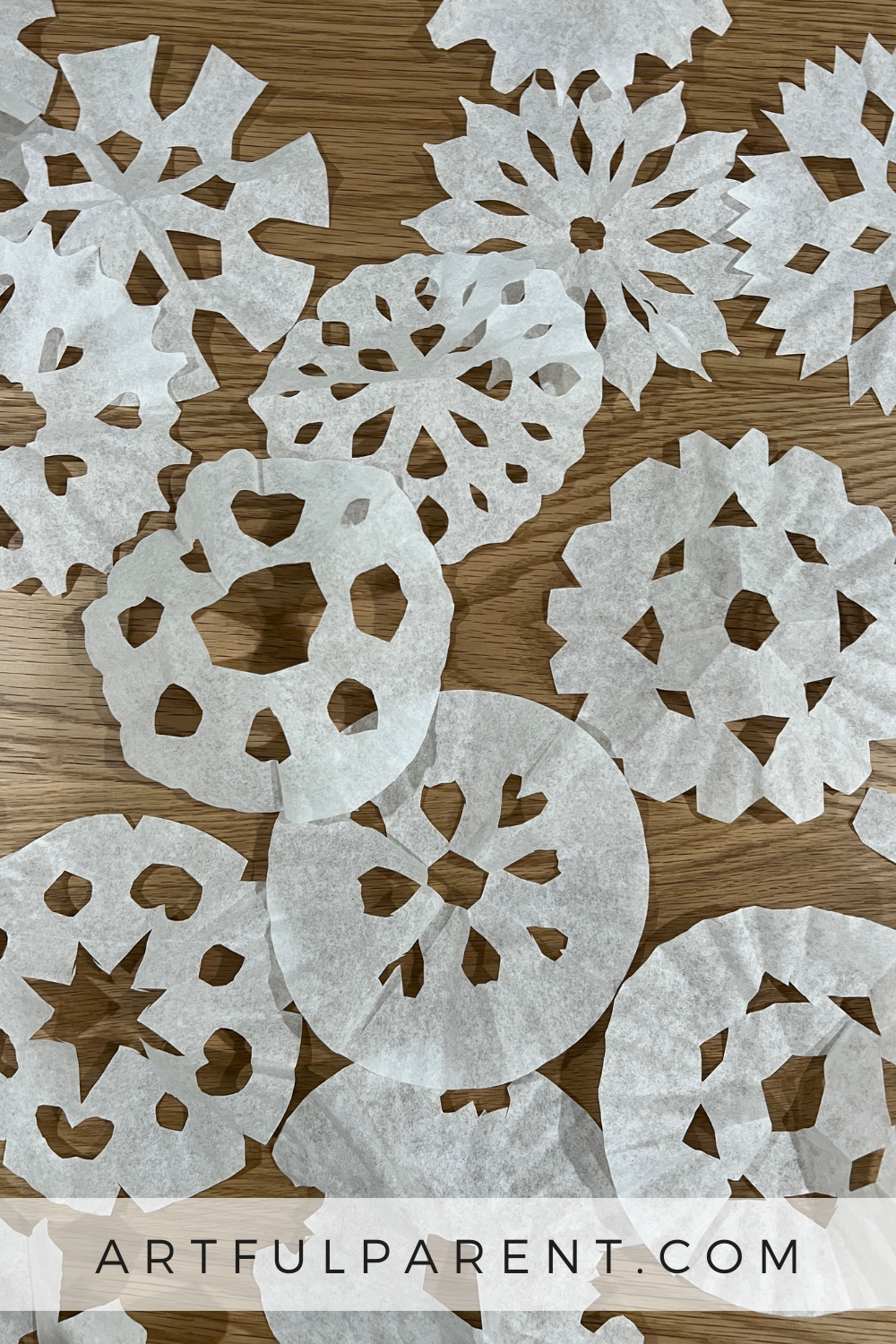 How To Make Snowflakes with Coffee Filters