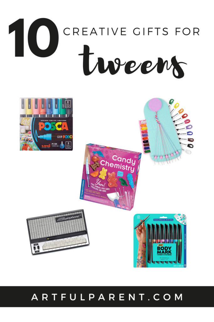 10 Creative gifts for tweens pin