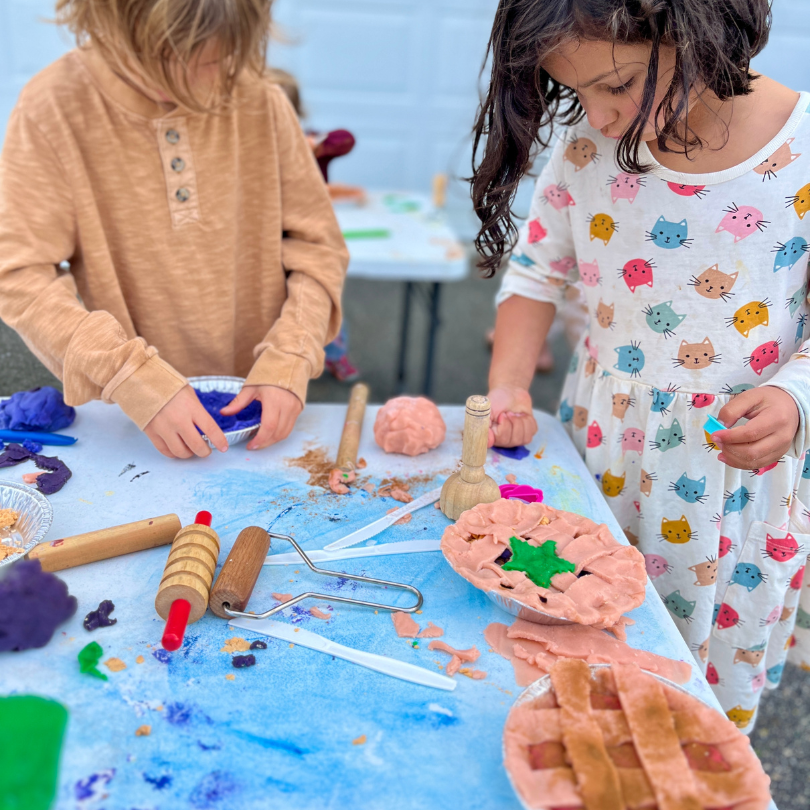 fall playdough