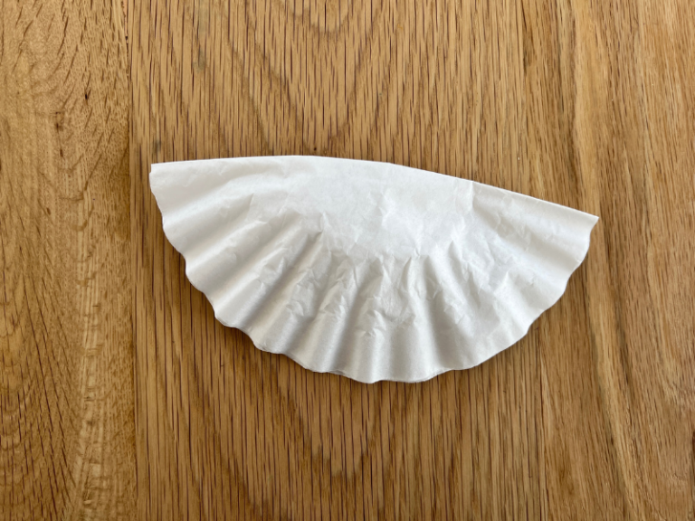 folded coffee filter