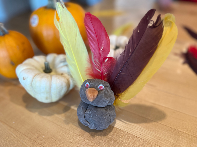 playdough turkey