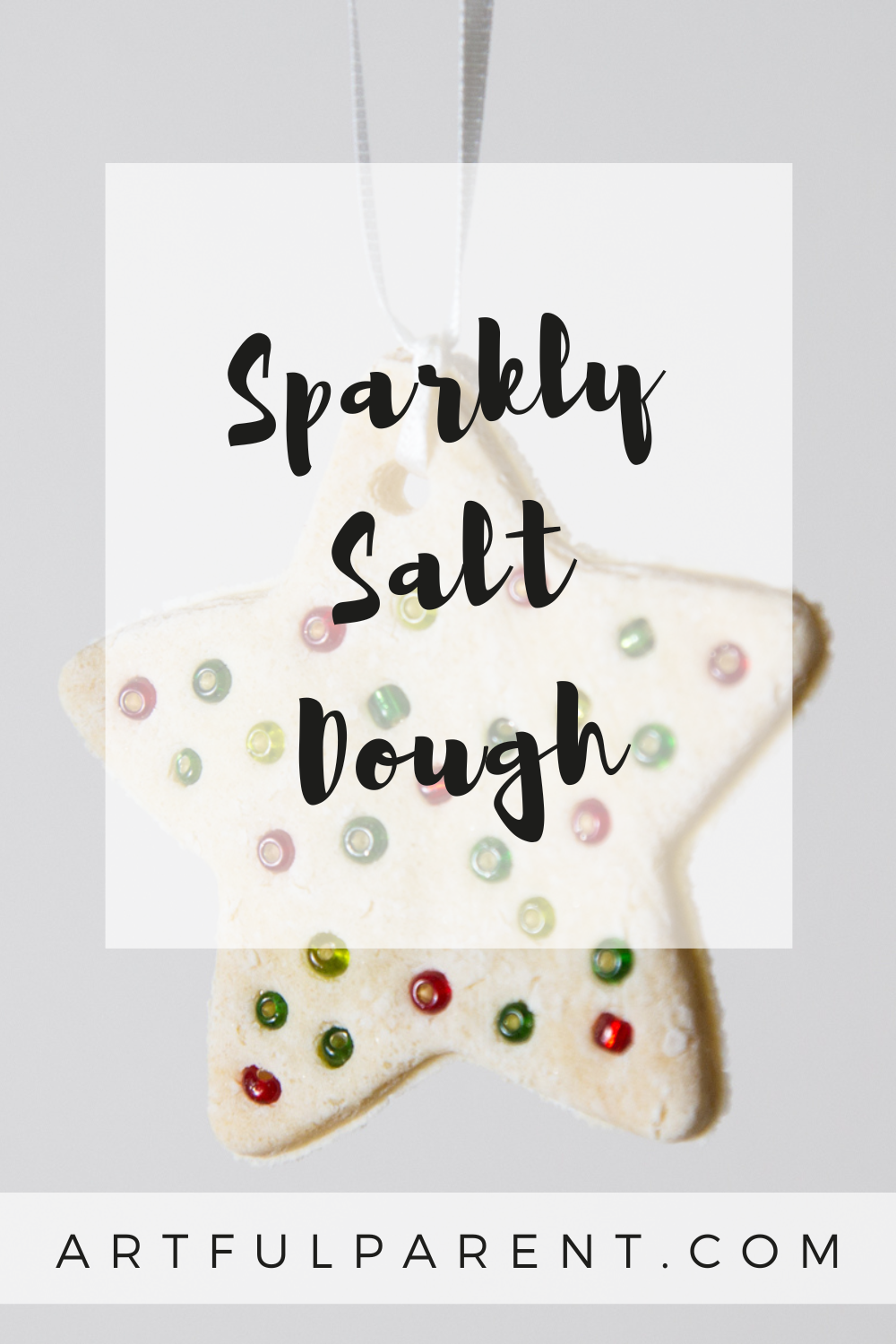 How to Make Sparkly Salt Dough Ornaments