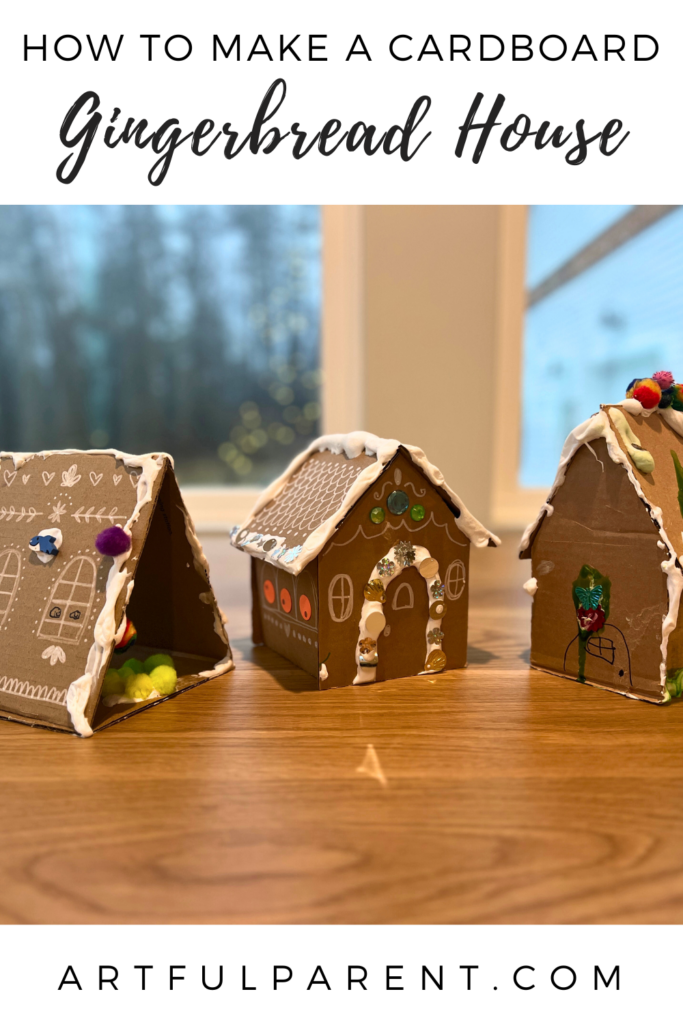 How To Make A Cardboard Gingerbread House For Kids