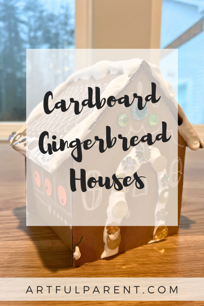 cardboard gingerbread pin
