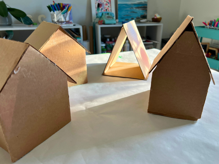 cardboard houses