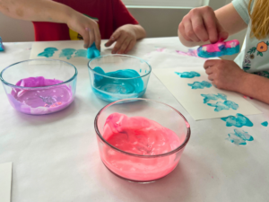 Painting with Peeps Easter Art - The Artful Parent