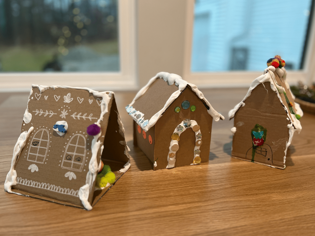 How to Make a Cardboard Gingerbread House for Kids