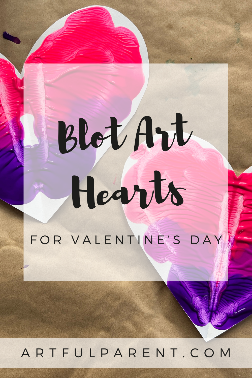 How to Make Blot Art Hearts for Valentine\'s Day