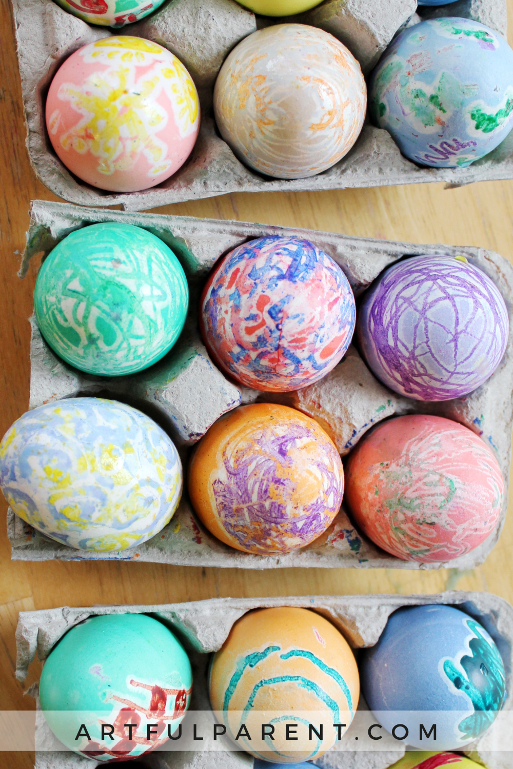 How to Make Melted Crayon Eggs for Easter