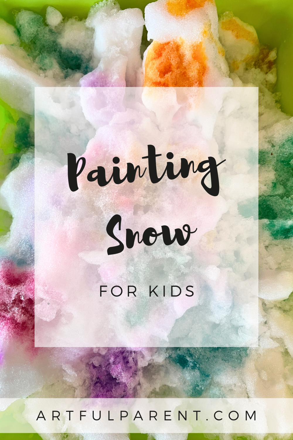 How to Paint Snow for Kids