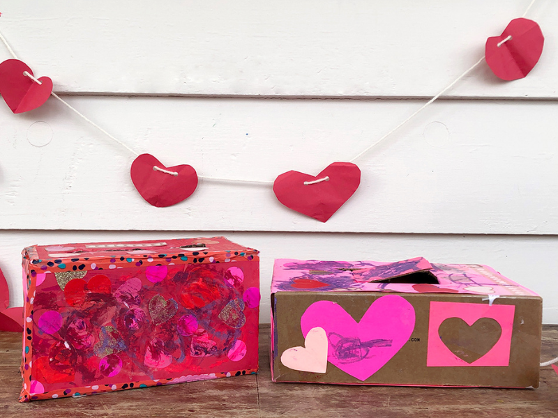 diy valentine box featured