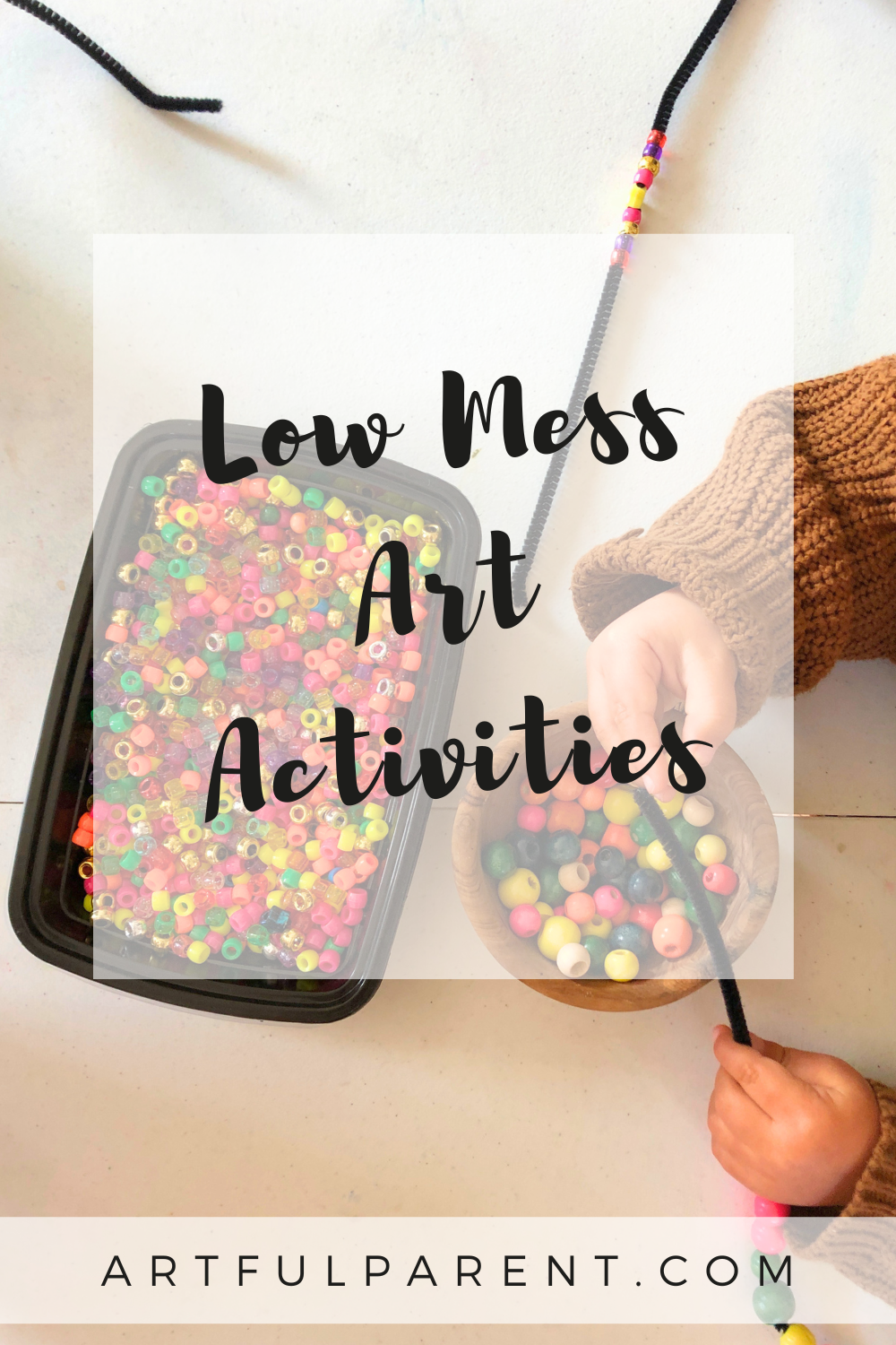 13 Low Mess and Easy Art Activities for Kids