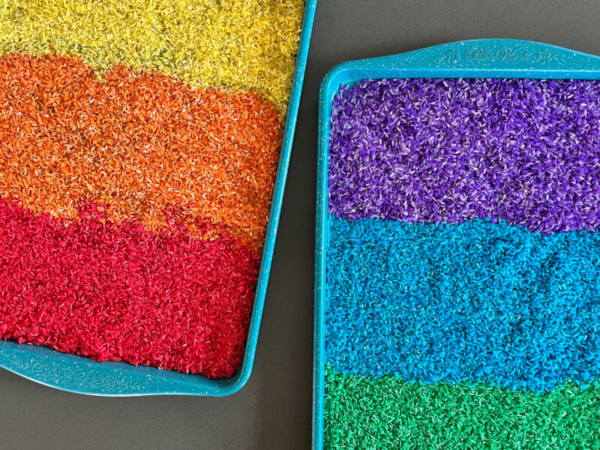 How to Make Rainbow Rice - The Artful Parent