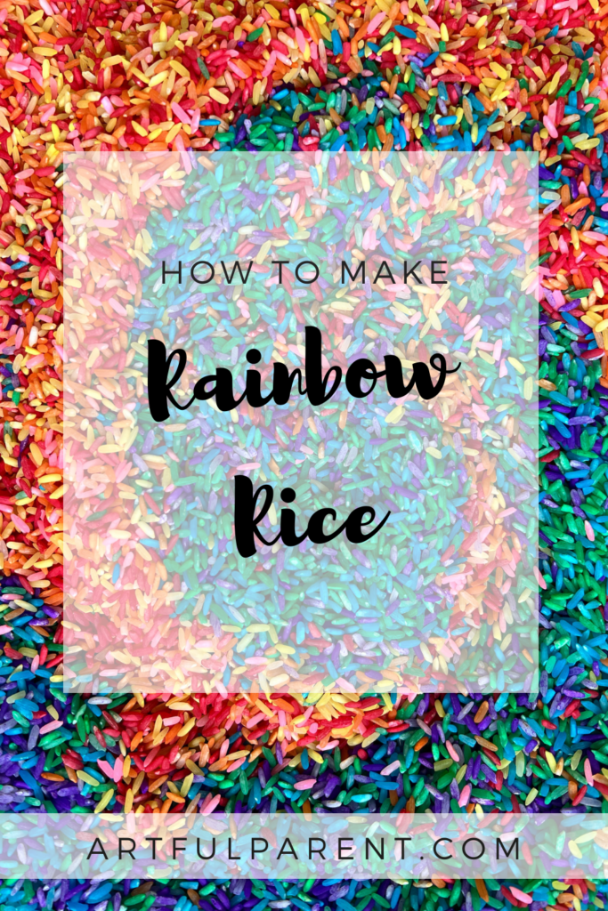 rainbow rice pinterest