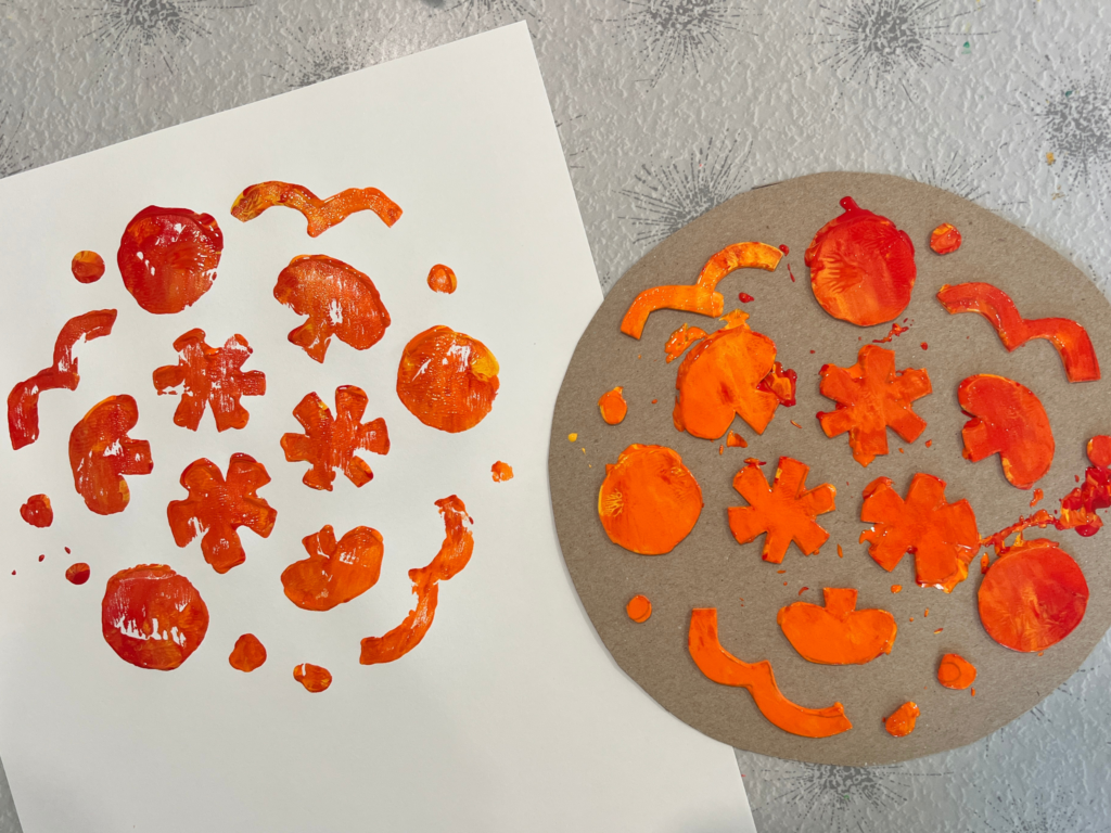 pizza print for Father’s Day Crafts