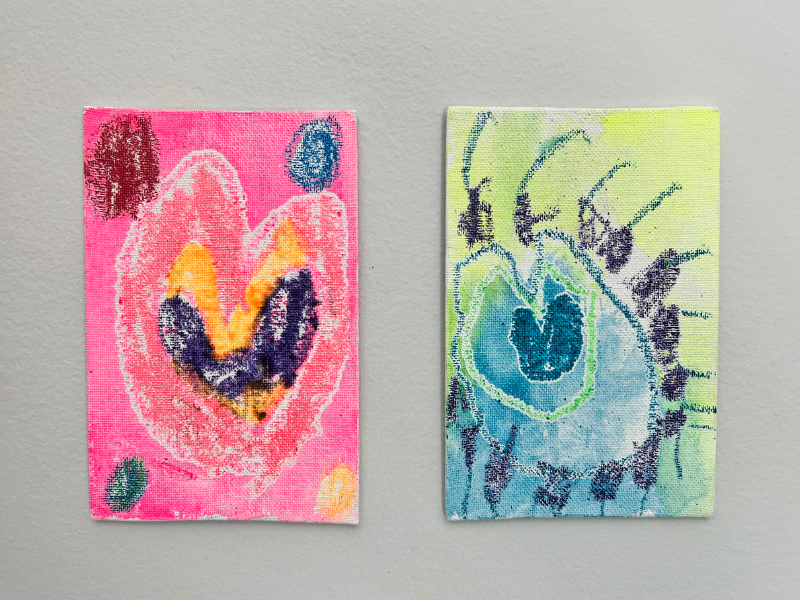 canvas painting preschool mother's day crafts