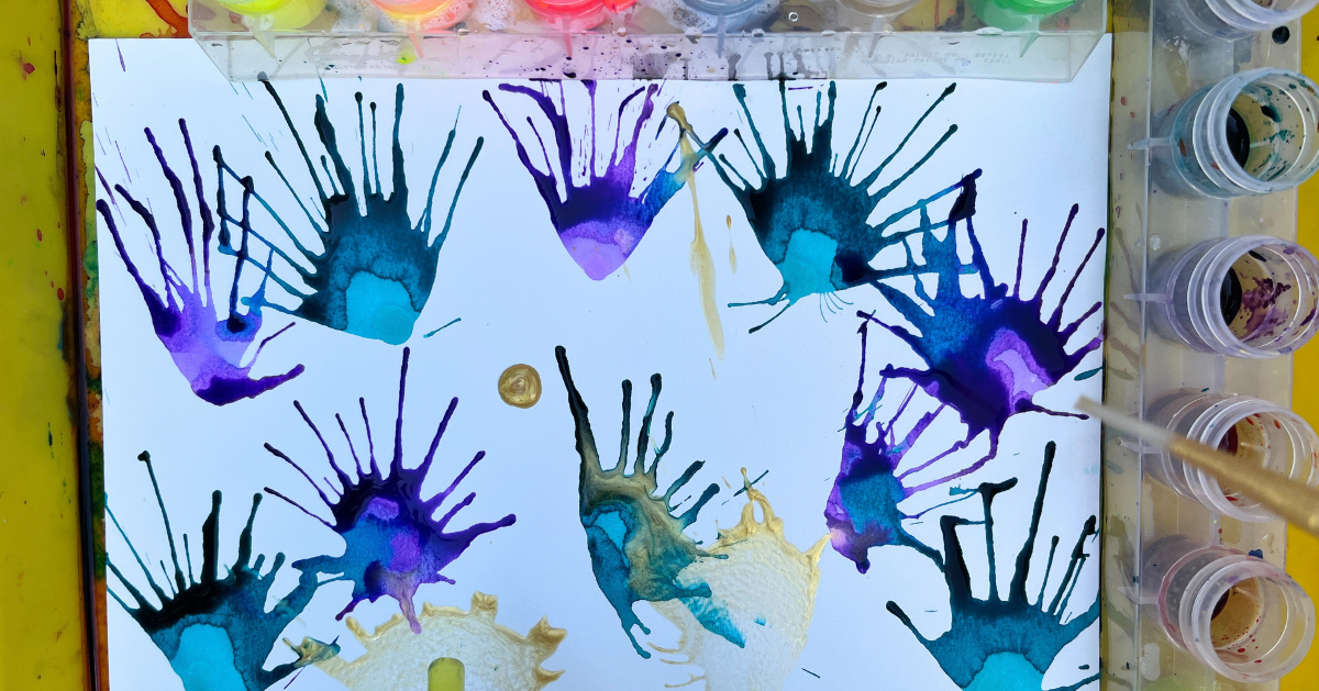 How to Do Blow Painting with Straws