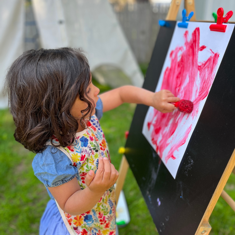 painting outside