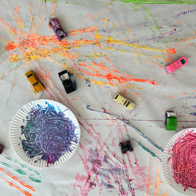 painting with cars