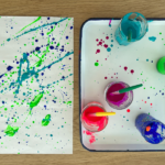splatter painting