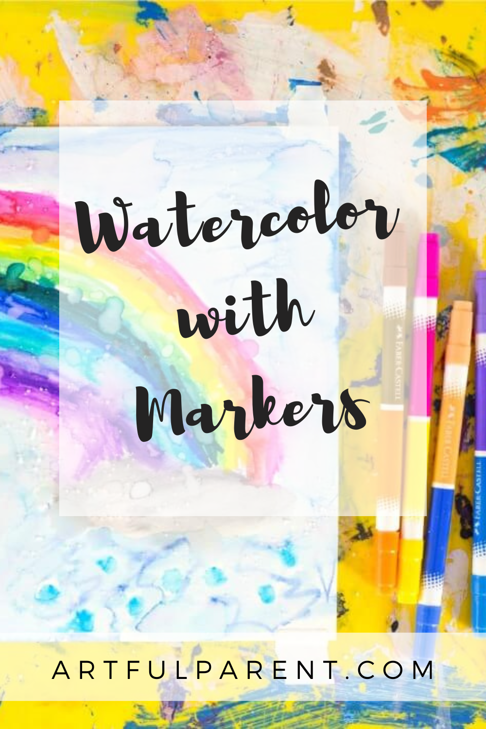 How to Watercolor with Markers