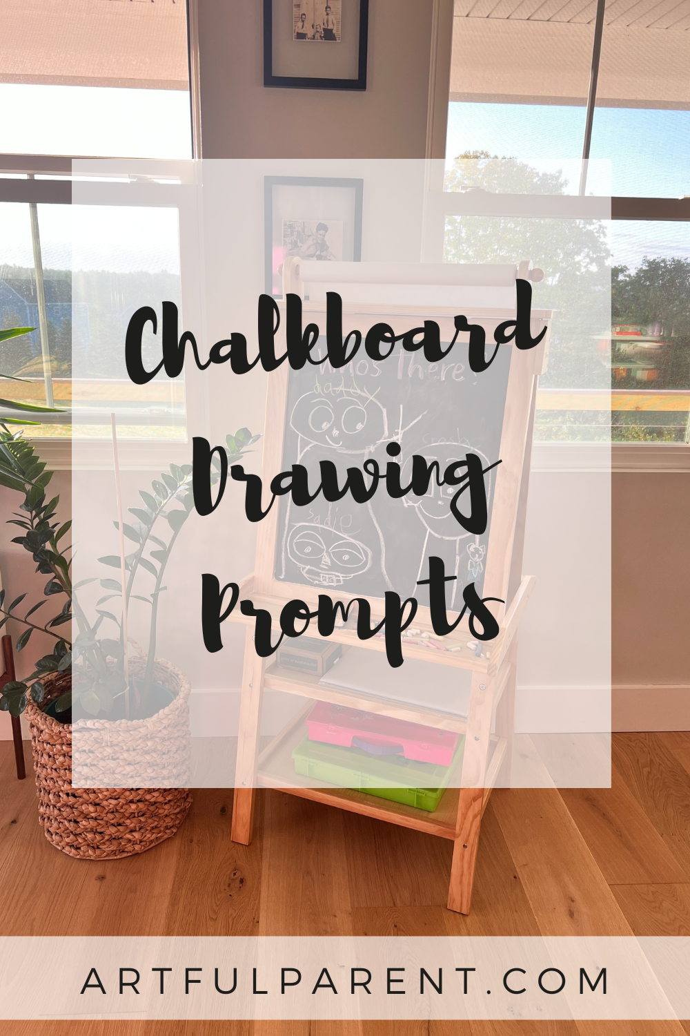 Chalkboard Drawing Prompts for Kids