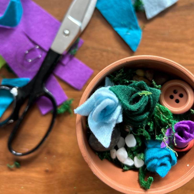felt succulents