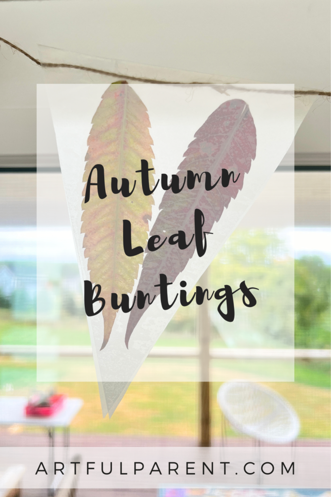 leaf bunting pin