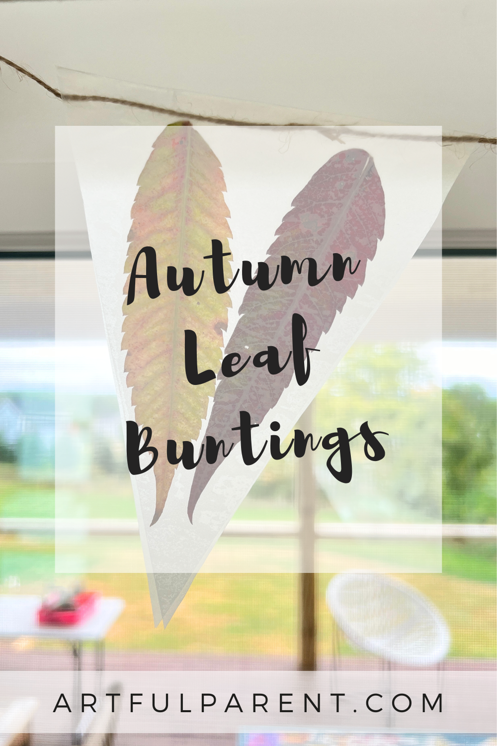 How to Make an Autumn Leaf Bunting for Kids