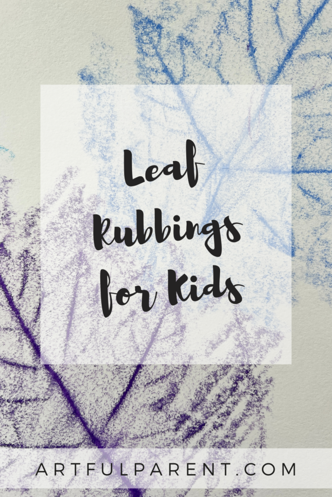 leaf rubbings pin