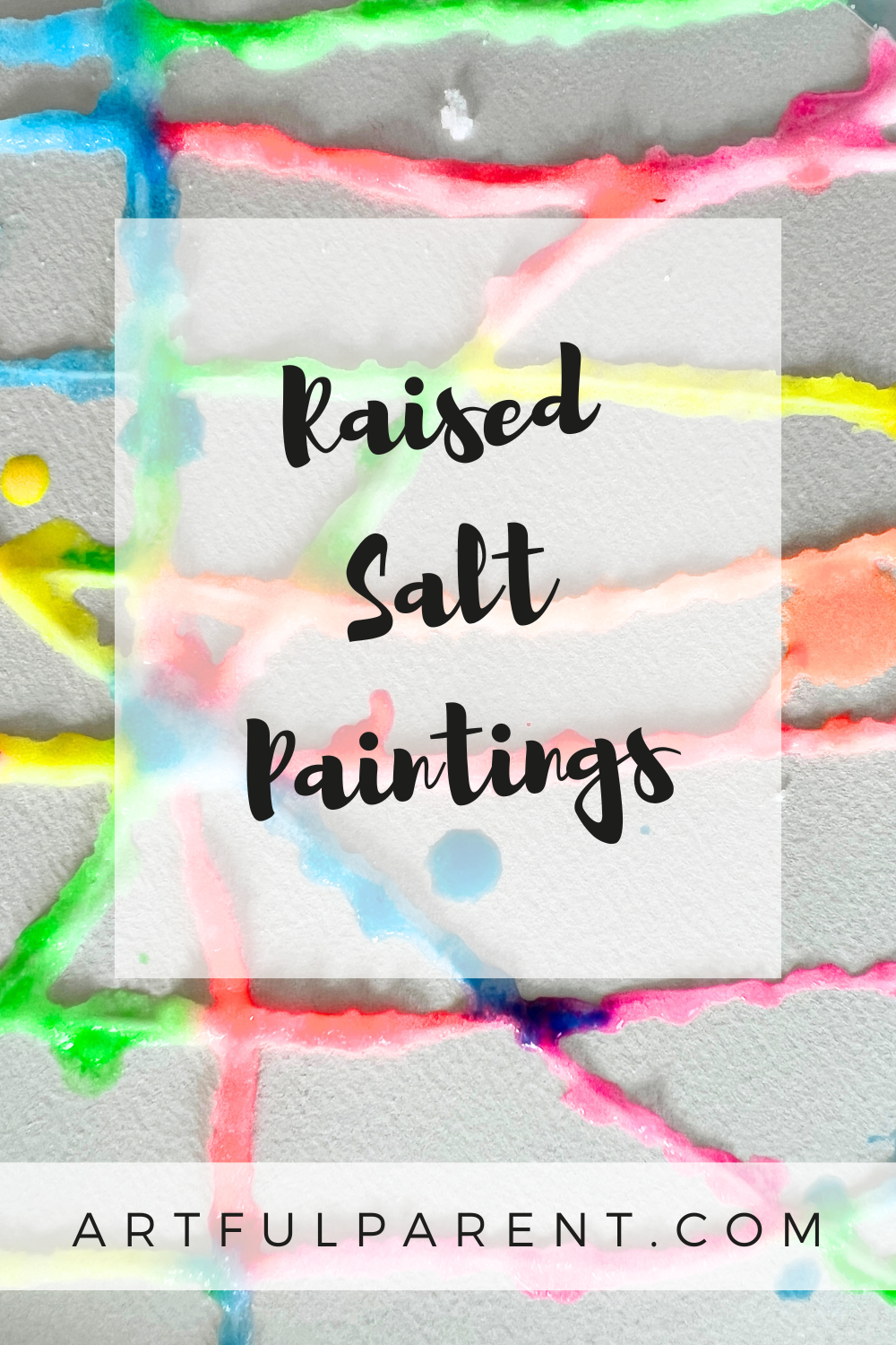 How to Make Raised Salt Paintings