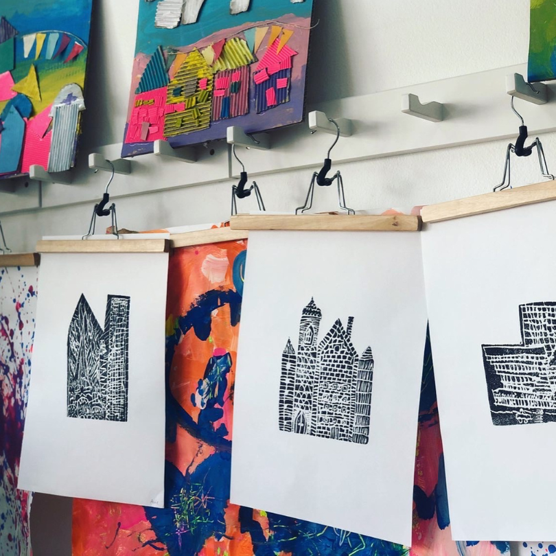 styrofoam printmaking