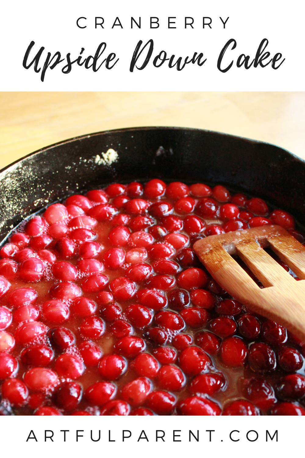 cranberry upside down cake