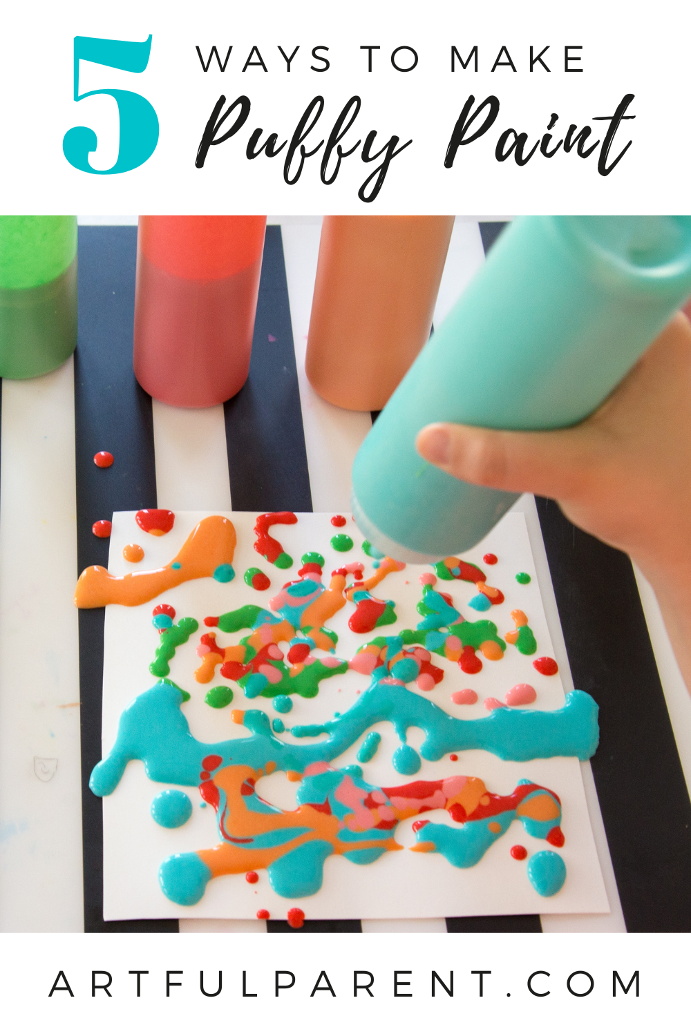 5 Puffy Paint Ideas for Kids