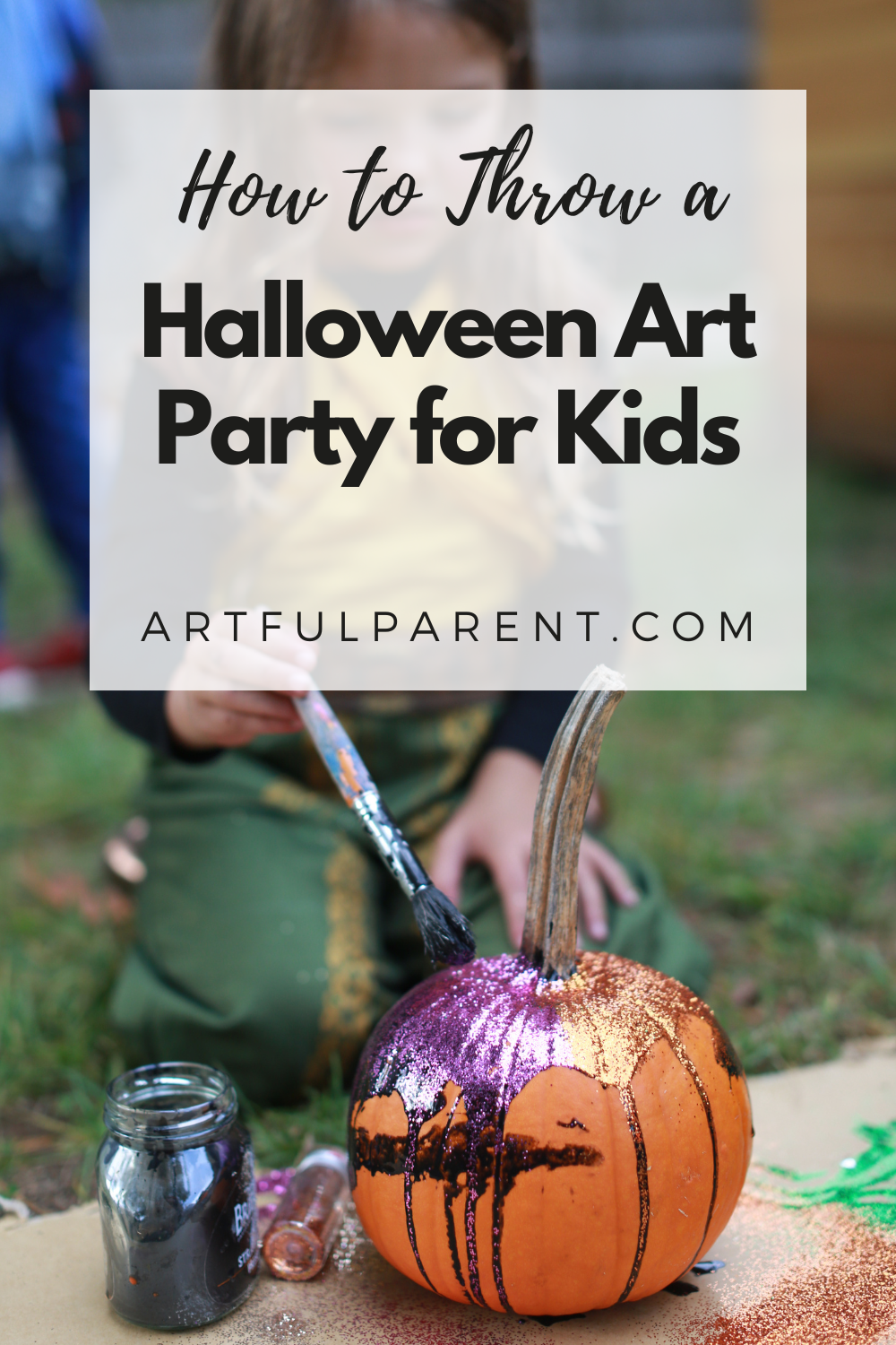 How to Throw a Halloween Art Party for Kids