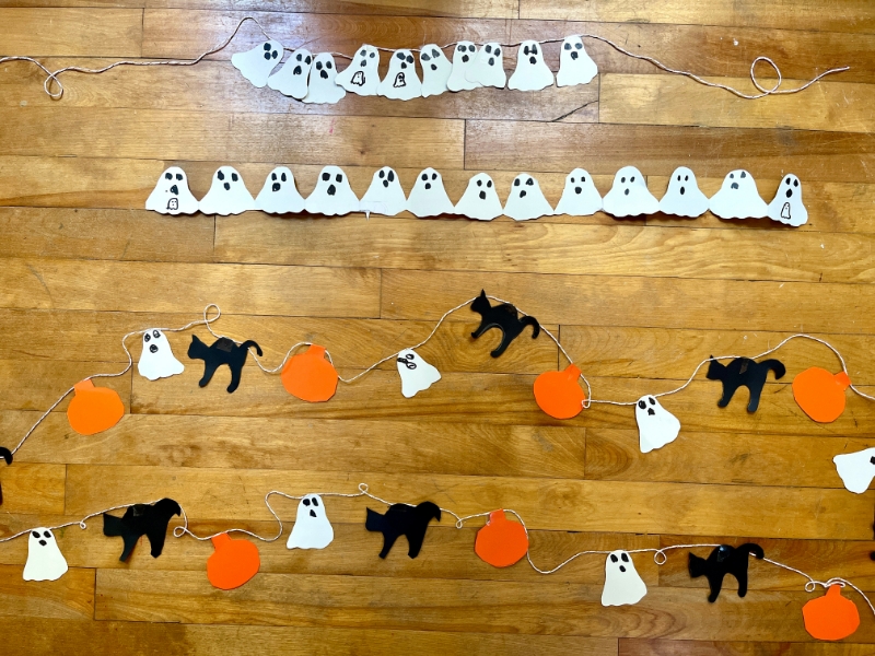 halloween garland for kids