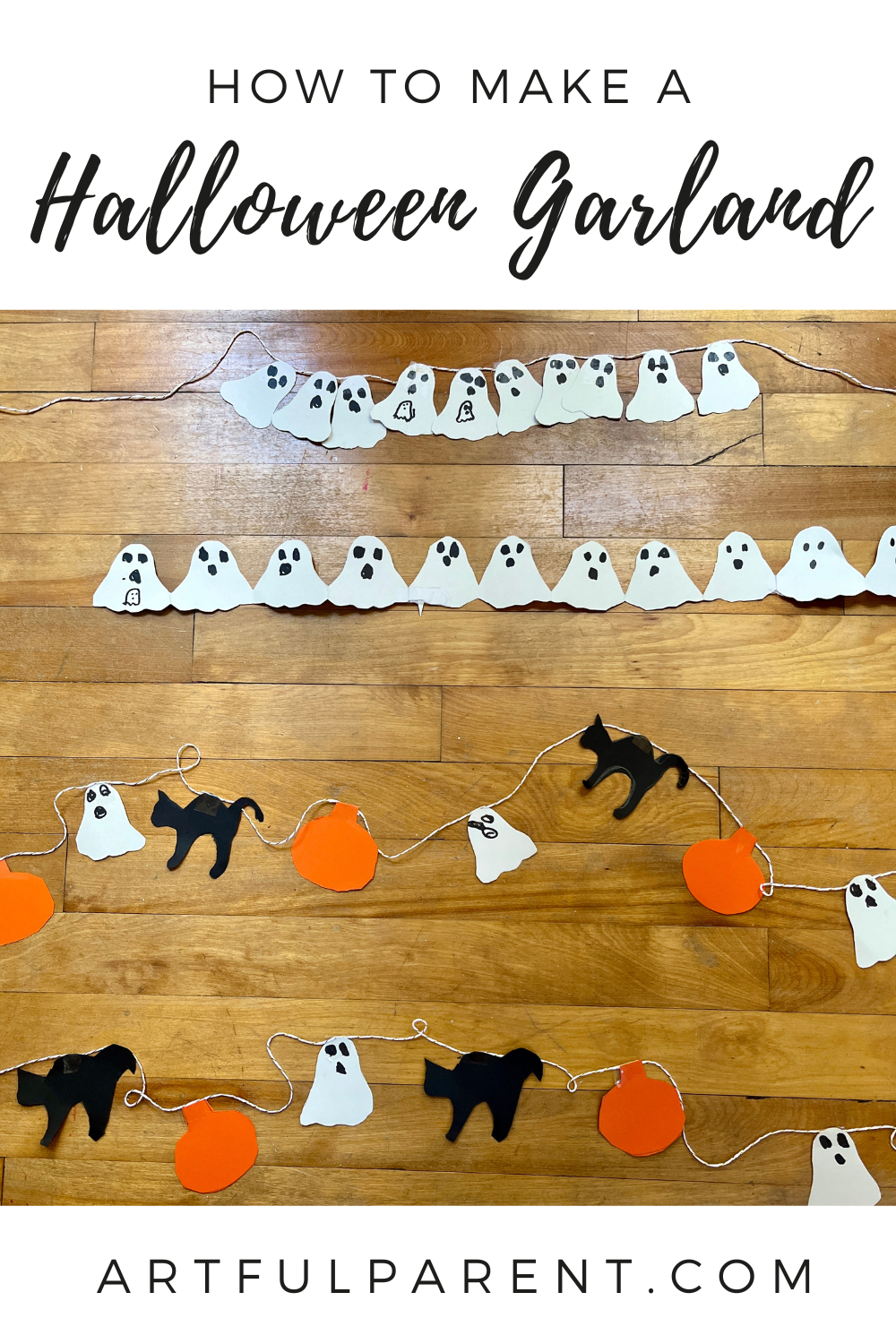 halloween garland pinterest