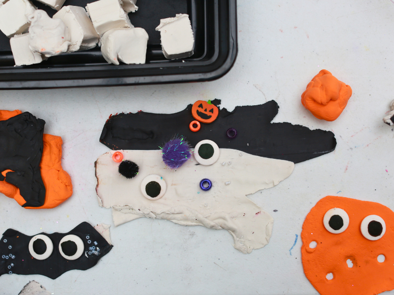 halloween playdough