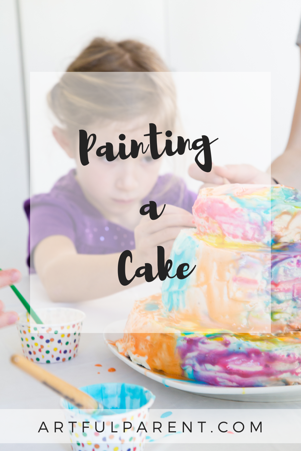 Painting a Cake with Kids