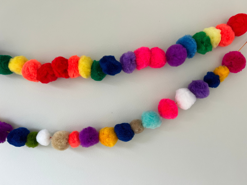 pom pom garland