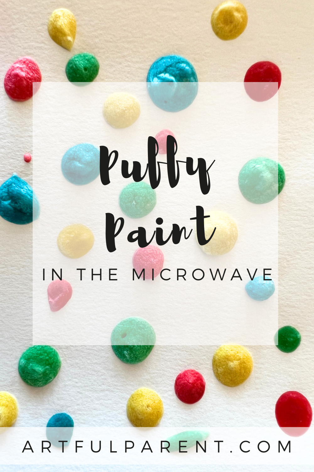 Microwave Puffy Paint Recipe for Kids