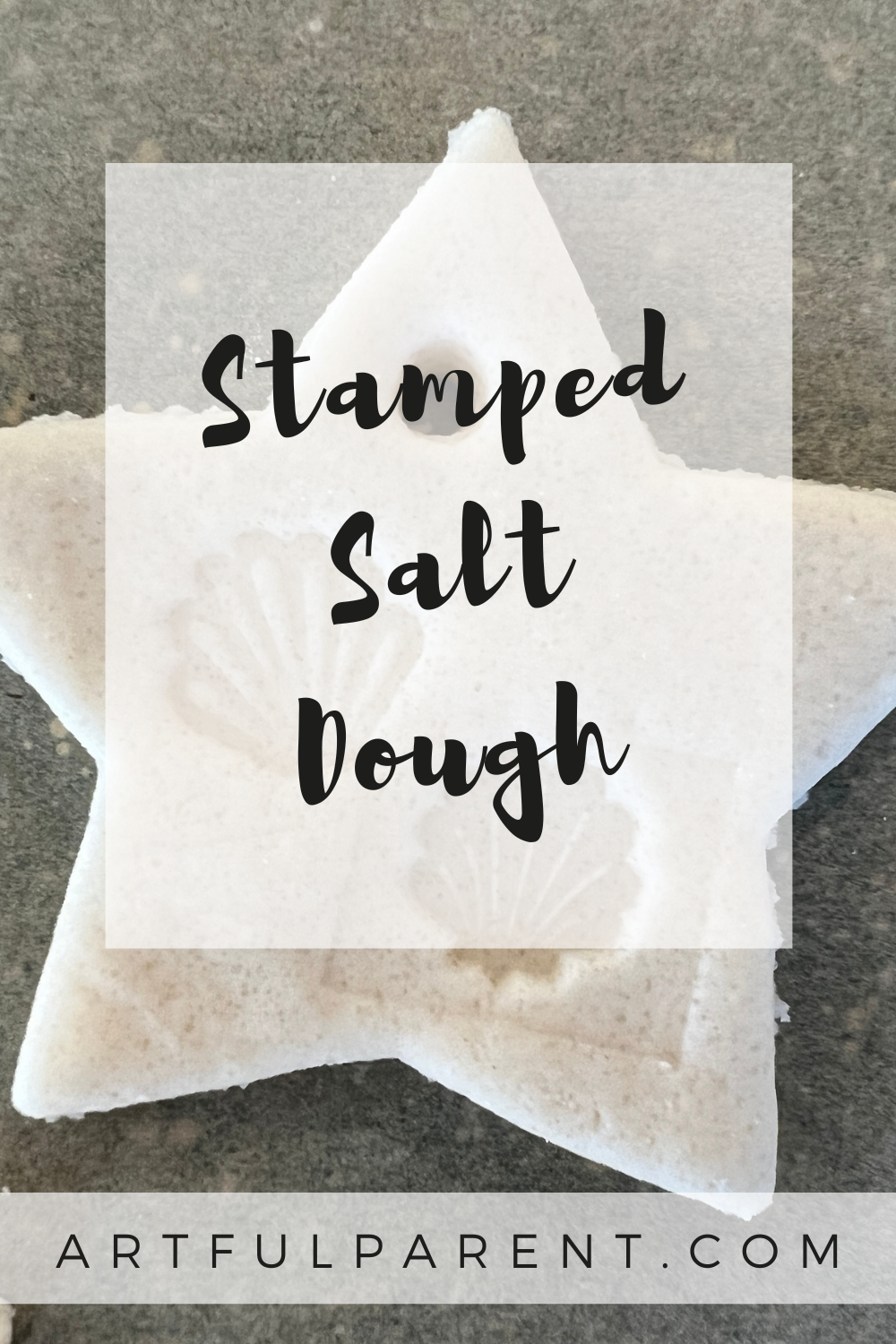 How to Make Stamped Salt Dough Ornaments