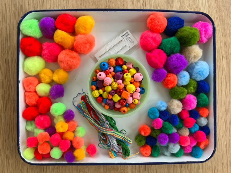 pom pom garland materials